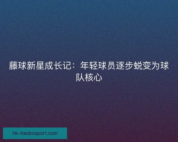 藤球新星成长记：年轻球员逐步蜕变为球队核心